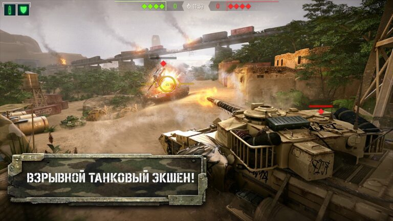 Tank Force：Игра танки онлайн для Android — скриншот 2