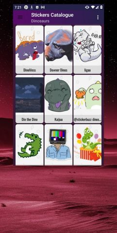 Telegram Stickers Catalogue для Android — скриншот 4