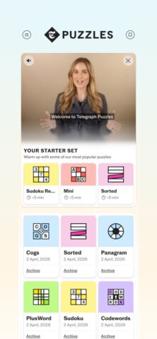 Telegraph Puzzles: Word Games для iOS — скриншот 1