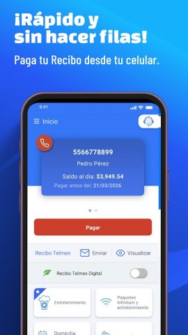 Telmex для Android — скриншот 1