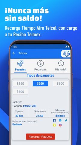 Telmex для Android — скриншот 4
