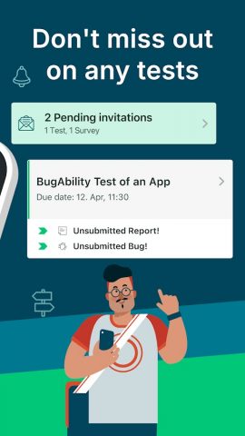 Testbirds Companion для Android — скриншот 2