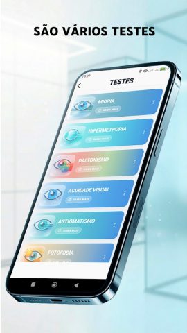 Testes de Visão для Android — скриншот 2