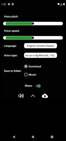 Text to Speech & Voice in MP3 — скриншот 2