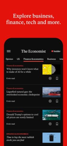 The Economist — News, Podcasts для iOS — скриншот 2