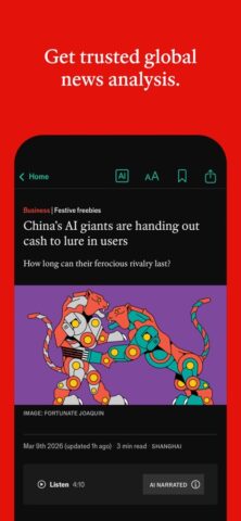 The Economist — News, Podcasts для iOS — скриншот 3