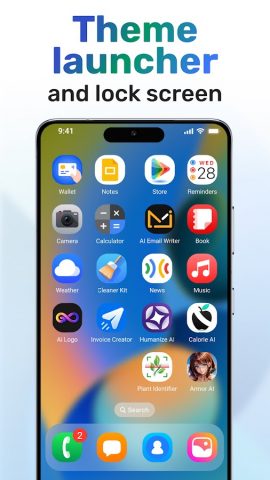 Theme Launcher and Lock Screen для Android — скриншот 3