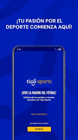 Tigo Sports Honduras для Android — скриншот 2