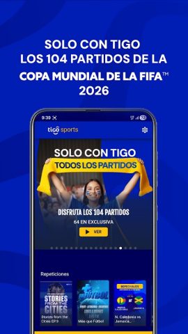 Tigo Sports Honduras для Android — скриншот 3