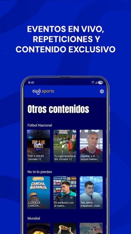 Tigo Sports Honduras для Android — скриншот 4