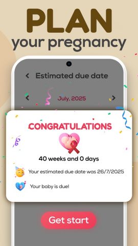 Трекер беременности и ребенка для Android — скриншот 2