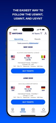U.S. Soccer – Official App для iOS — скриншот 5