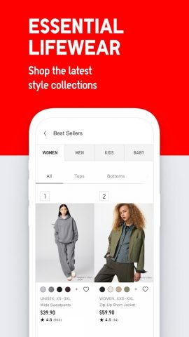 UNIQLO — Clothes Shopping для Android — скриншот 3