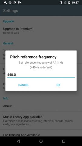 Ukulele Tuner для Android — скриншот 5