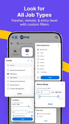 Unstop: Jobs & Internships для Android — скриншот 3