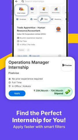 Unstop: Jobs & Internships для Android — скриншот 5