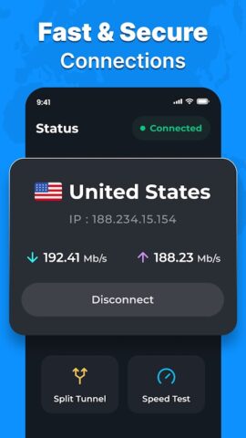 VPN — Secure VPN-прокси для Android — скриншот 3