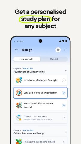Vaia: Study, Notes, Flashcards для Android — скриншот 4
