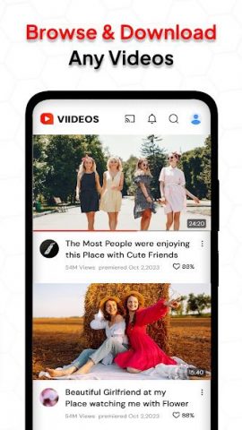 Video Downloader All для Android — скриншот 1