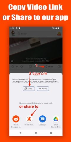 Video Downloader for Reddit для Android — скриншот 2