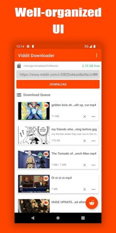 Video Downloader for Reddit для Android — скриншот 4