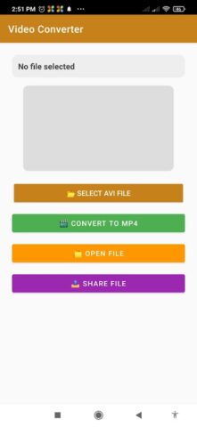 Video converter для Android — скриншот 1