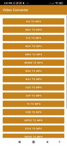 Video converter для Android — скриншот 4