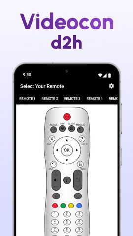 Videocon d2h Remote Controller для Android — скриншот 3
