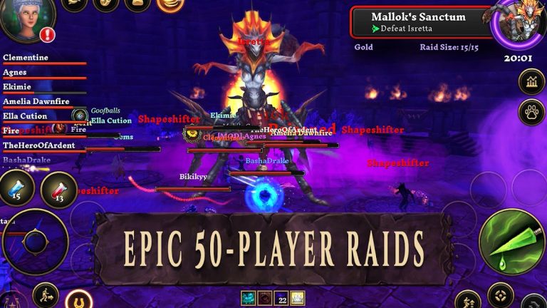 Villagers & Heroes — MMORPG для Android — скриншот 1