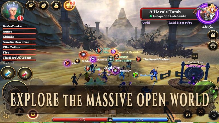 Villagers & Heroes — MMORPG для Android — скриншот 2