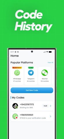 Virtual Number — SMS Activate для Android — скриншот 5