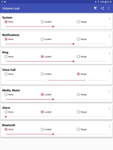 Volume Lock для Android — скриншот 5