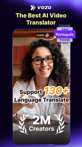 Vozo AI Video Translator & Dub — скриншот 1