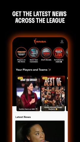 WNBA — Live Games & Scores для Android — скриншот 3