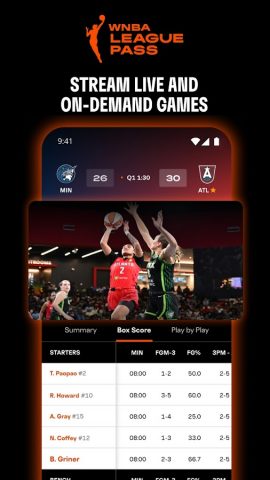 WNBA — Live Games & Scores для Android — скриншот 5