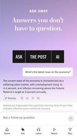 Washington Post: Live News для Android — скриншот 4