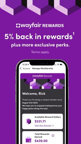 Wayfair — Shop All Things Home для Android — скриншот 4