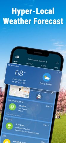 WeatherBug: Weather Forecast для iOS — скриншот 2