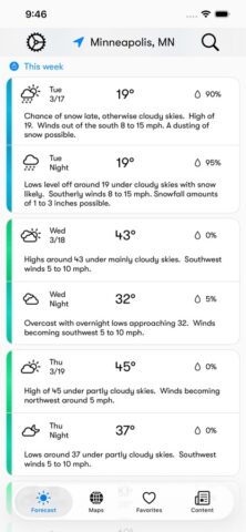 Weatherology: Weather Together для iOS — скриншот 3