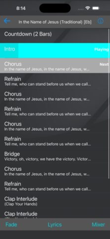Worship Backing Tracks для iOS — скриншот 1