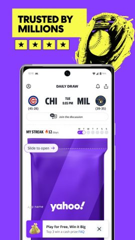 Yahoo Fantasy Sports: NBA, MLB для Android — скриншот 3
