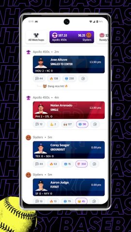Yahoo Fantasy Sports: NBA, MLB для Android — скриншот 5
