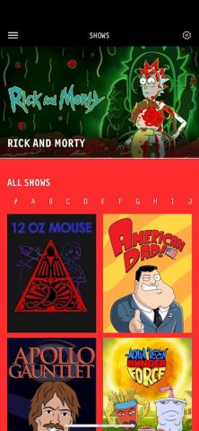 [adult swim] для Android — скриншот 1