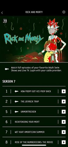 [adult swim] для Android — скриншот 2