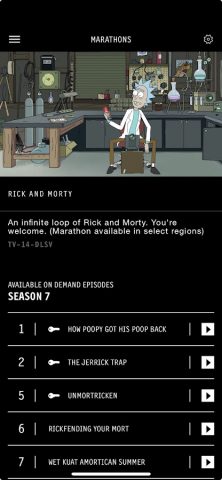 [adult swim] для Android — скриншот 4