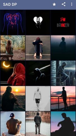 грустный ДП изображений для Android — скриншот 4