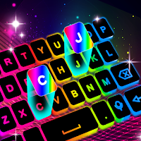 клавиатура — Neon LED Keyboard для Android