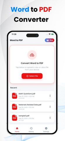 конвертер Word в PDF для iOS — скриншот 1