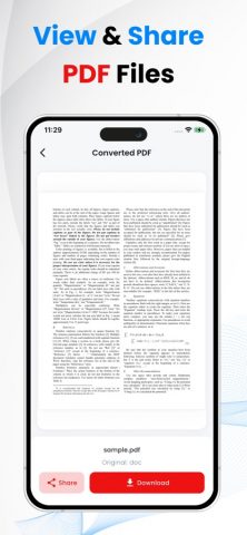 конвертер Word в PDF для iOS — скриншот 4