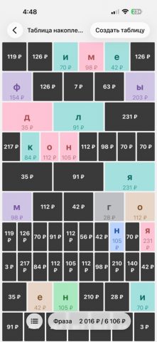 копилка — с таблицами — скриншот 2